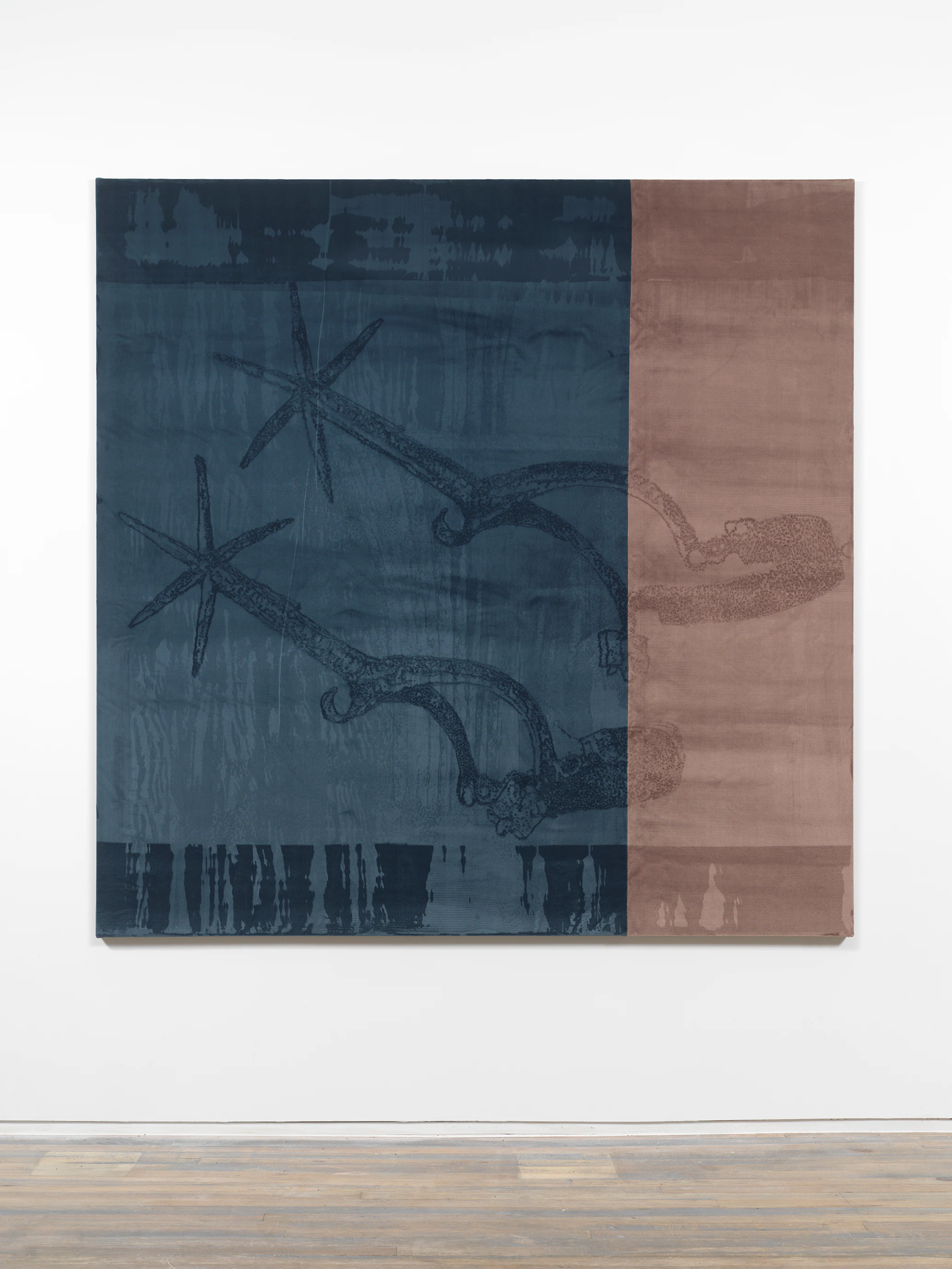 Leonardo Meoni, WHERE ARE YOU BASED, 2022, Mixed Media on Velvet, 78 3/4 x 78 3/4 in 200 x 20