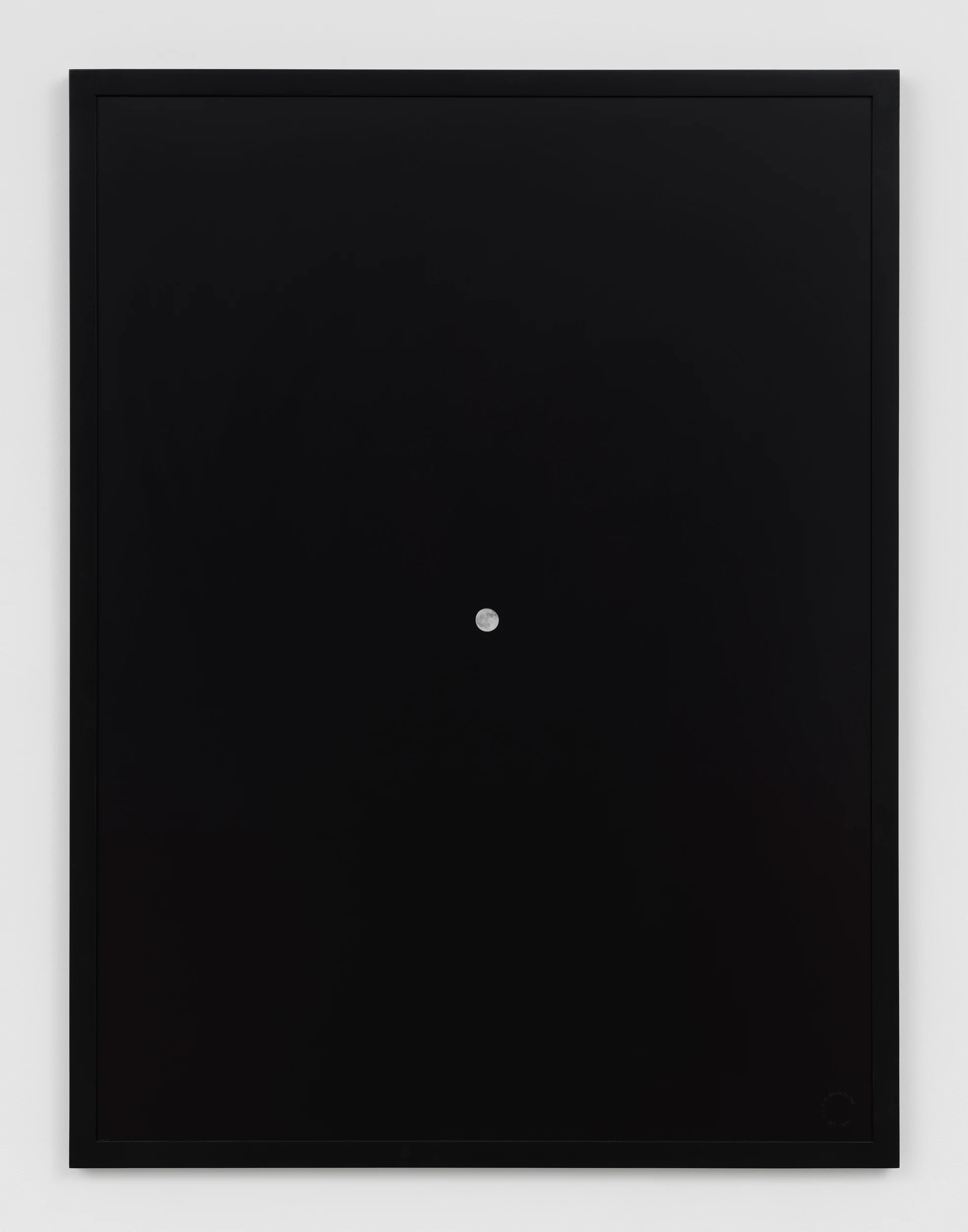 Sarah Charlesworth, Moon, 2002, Cibachrome with lacquered wood frame, Edition 4 of 8, 2AP, 41 x 31 in, 104.1 x 78.7 cm