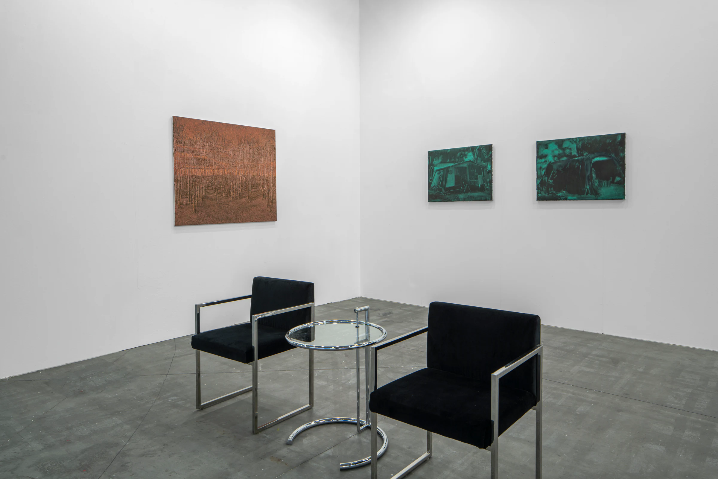 Adrian Schachter & Francesco Cima & Leonardo Meoni & Marco Scarpi: Artissima 2024, installation view
