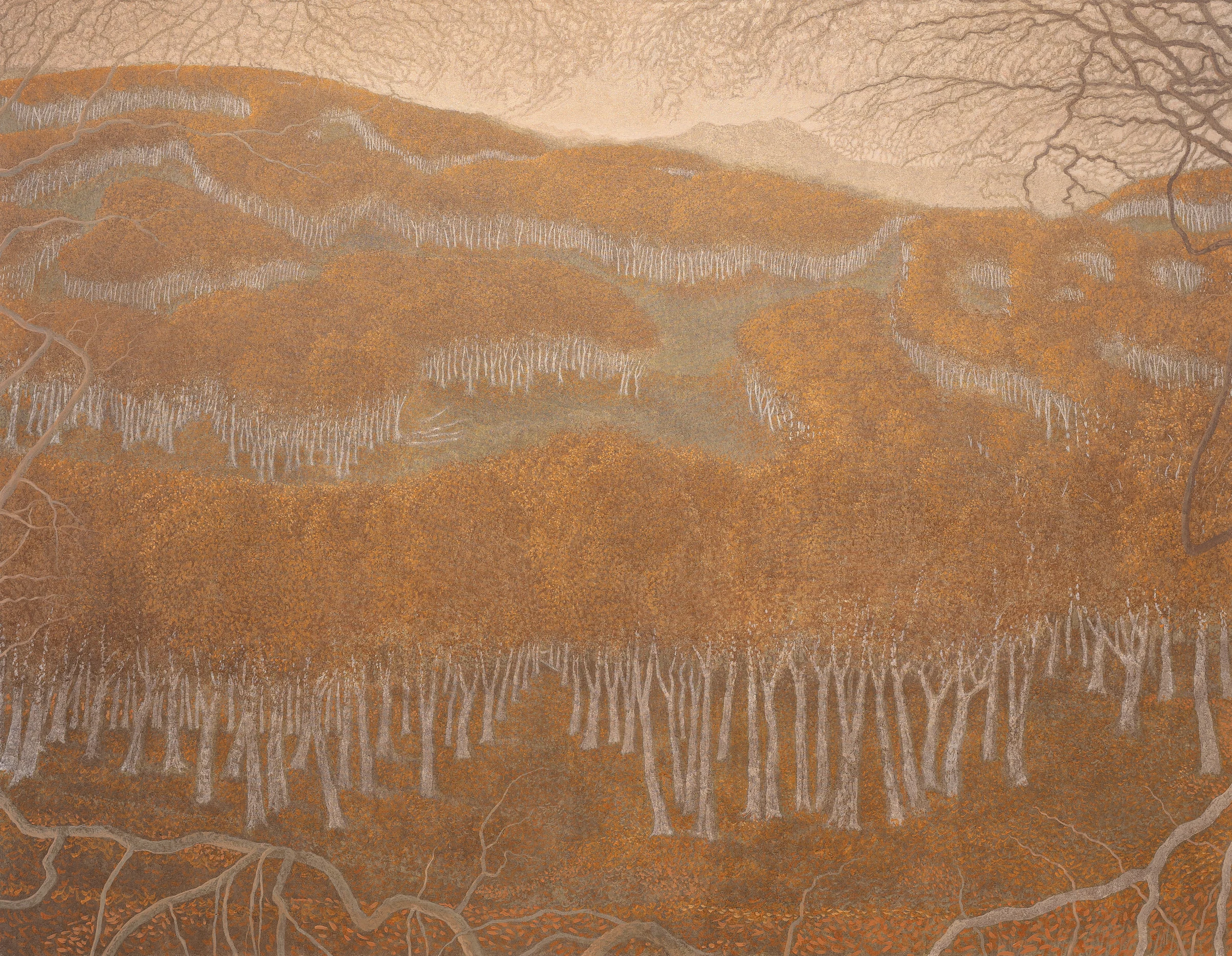 Francesco Cima, Chi Semina Vento, 2023, Oil on canvas, 55 1/8 x 70 7/8 in 140 x 180 cm