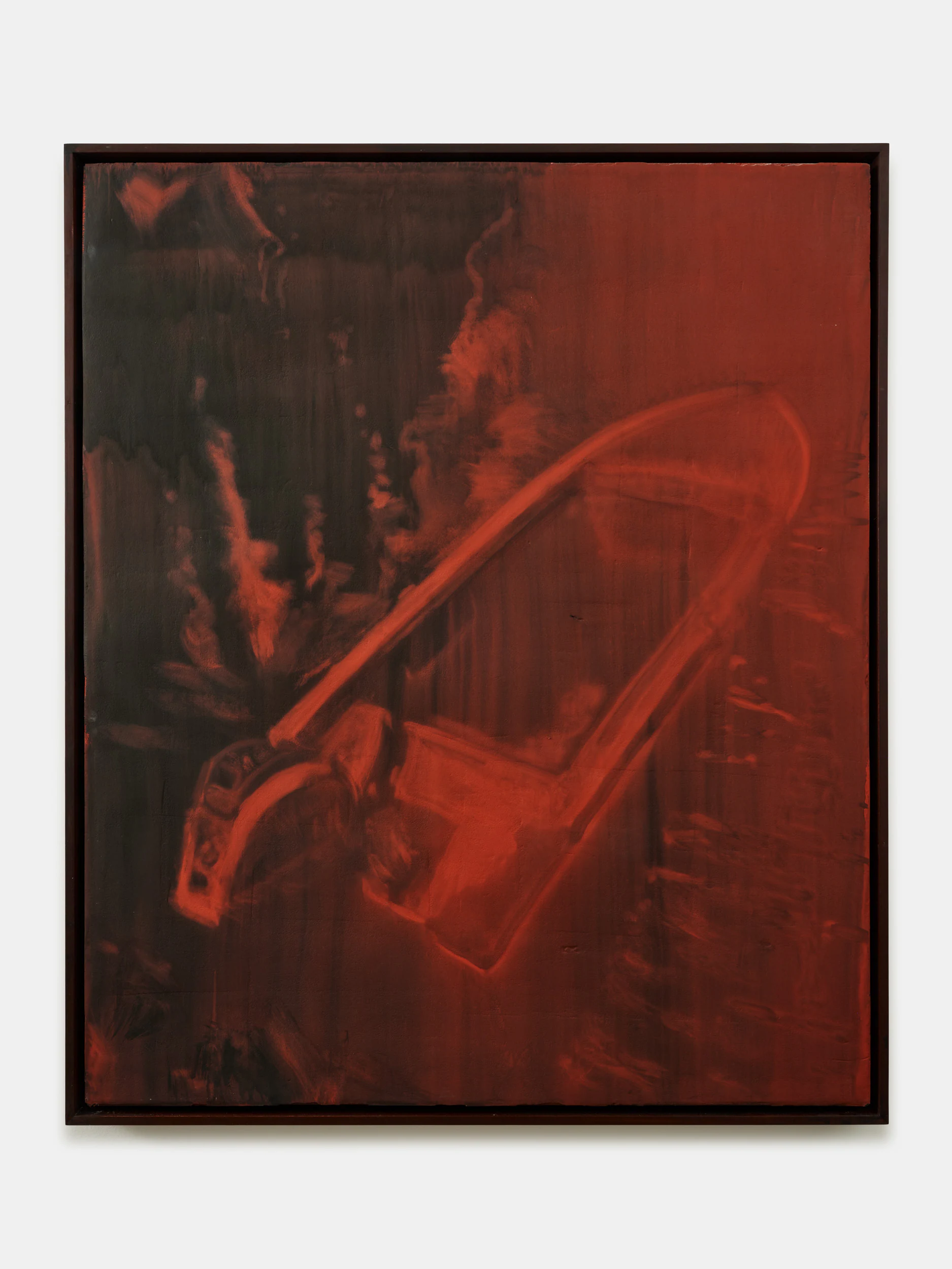Marco Scarpi, Gundam, 2024, Egg Tempera on Canvas, 47 1/4 x 39 3/8 in, 120 x 100 cm (unframed) 49 1/4 x 41 3/8 in, 125.1 x 105.1 cm (framed)