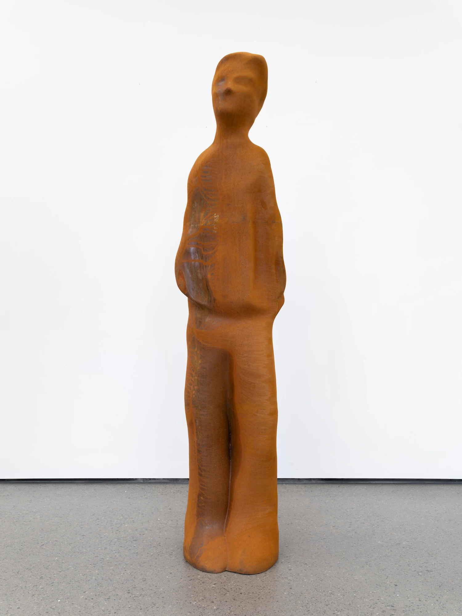 Yves Scherer, As it is in Heaven, 2025, Iron, 82 5/8 x 18 5/8 x 16 1/8 in 210 x 47.3 x 41 cm