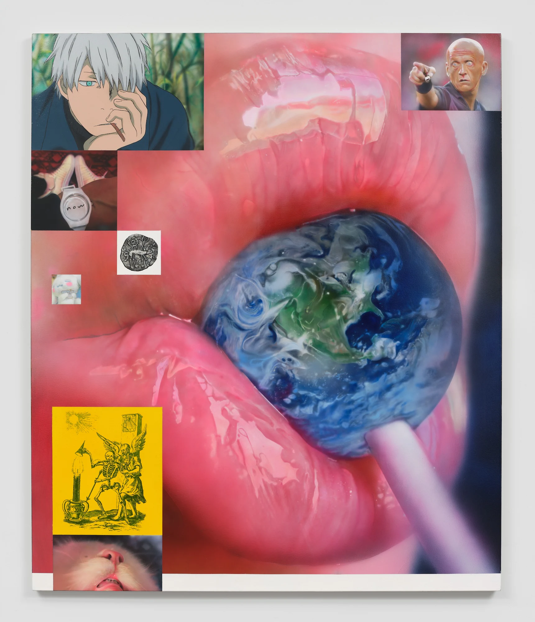 Craig Boagey, New Earth, 2025, Acrylic on canvas , 74 3/4 x 63 in, 190 x 160 cm