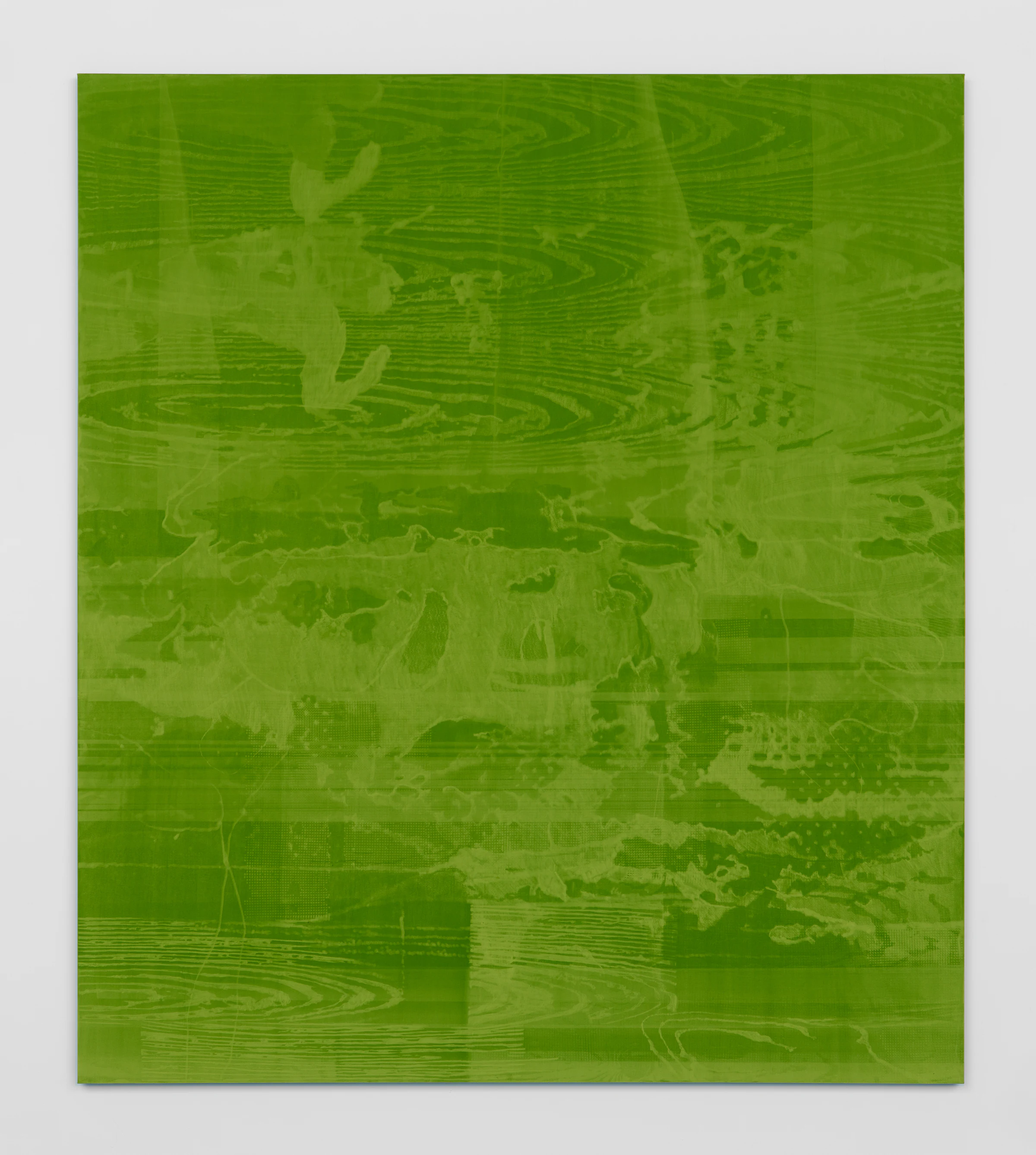 Leonardo Meoni, Rhyolite, 2025, Mixed media on velvet, 98 3/8 x 86 5/8 in 250 x 220 cm