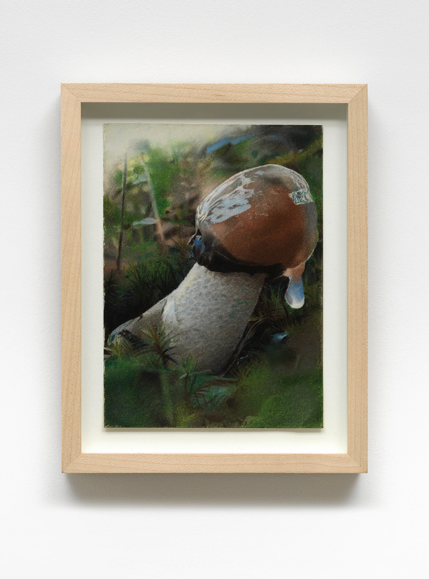 Craig Boagey, Study for Silent Mist, 2022, Soft pastel on paper , 8 1/16 x 5 13/16 in, 20.5 x 14.7 cm (Unframed) 10 1/4 x 8 in, 26 x 20.3 cm (Framed)