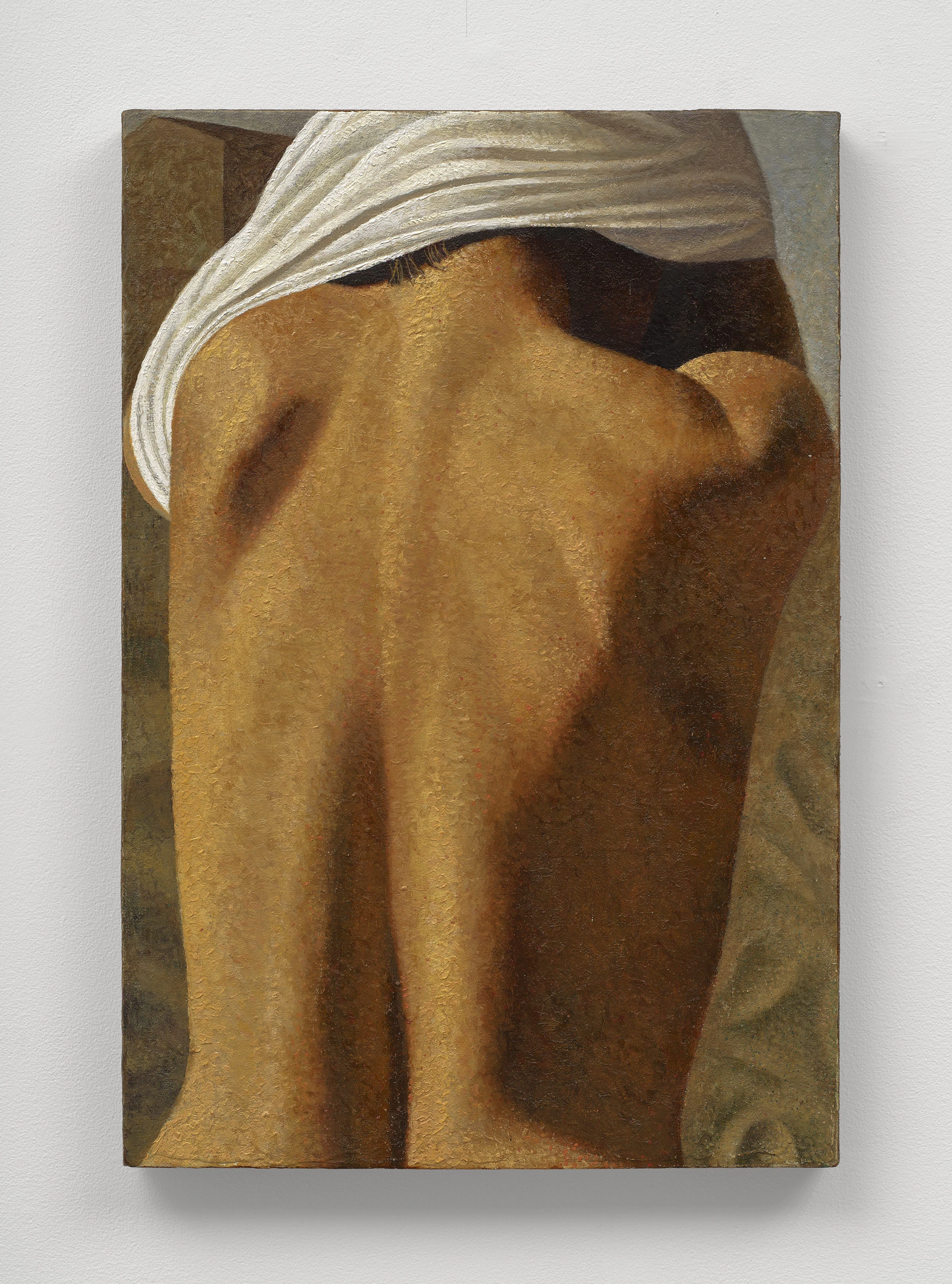 Vittorio Marella, To stand bare, 2026, Oil on canvas, 23 1/2 x 16 in ; 59.7 x 40.6 cm
