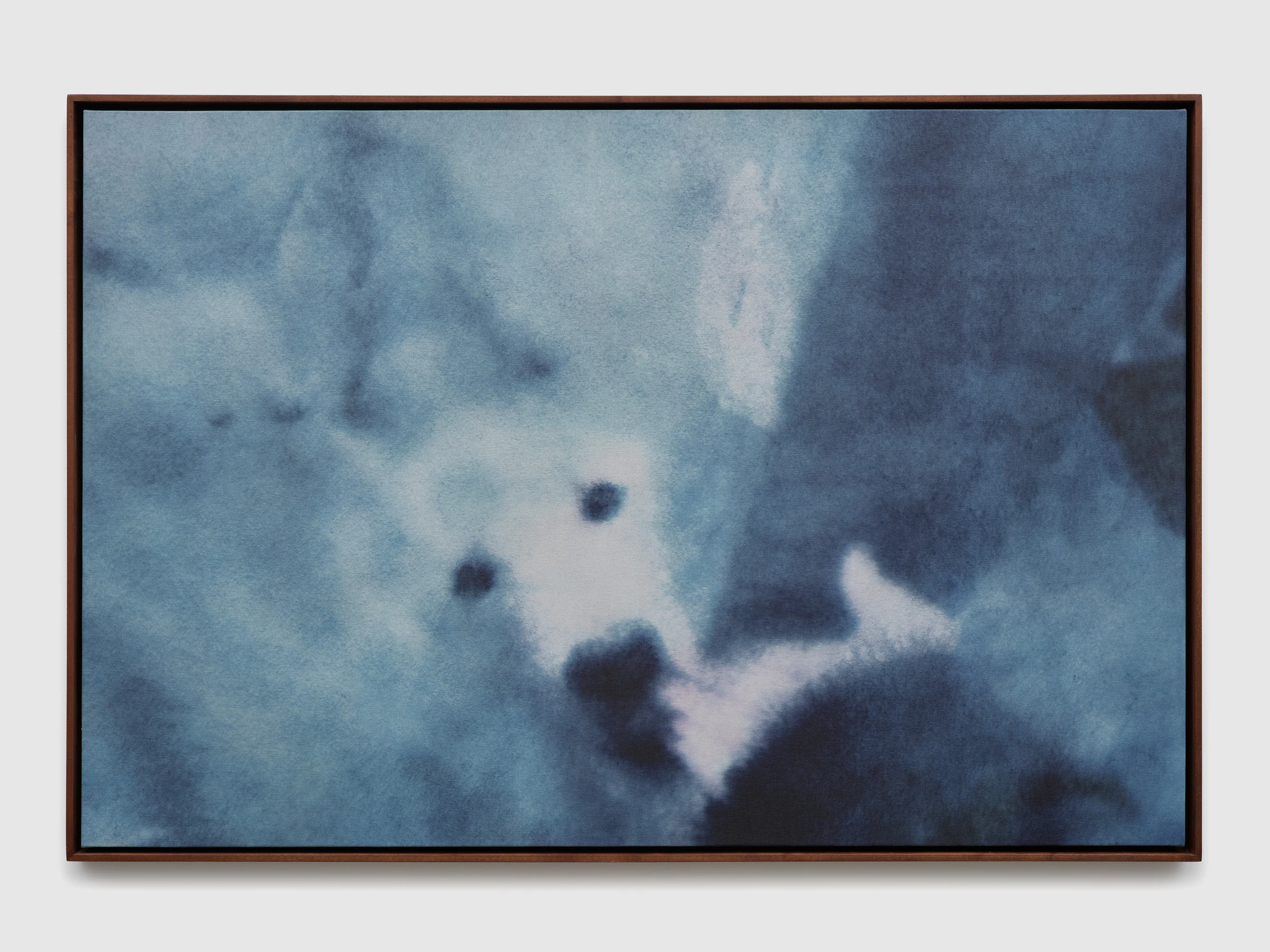 Tommy Malekoff, Snow Dog, 2025, Acrylic, spray paint and UV pigment on linen , 24 x 36 in 61 x 91 cm (unframed) 25 x 37 in 64 x 94 cm (framed)