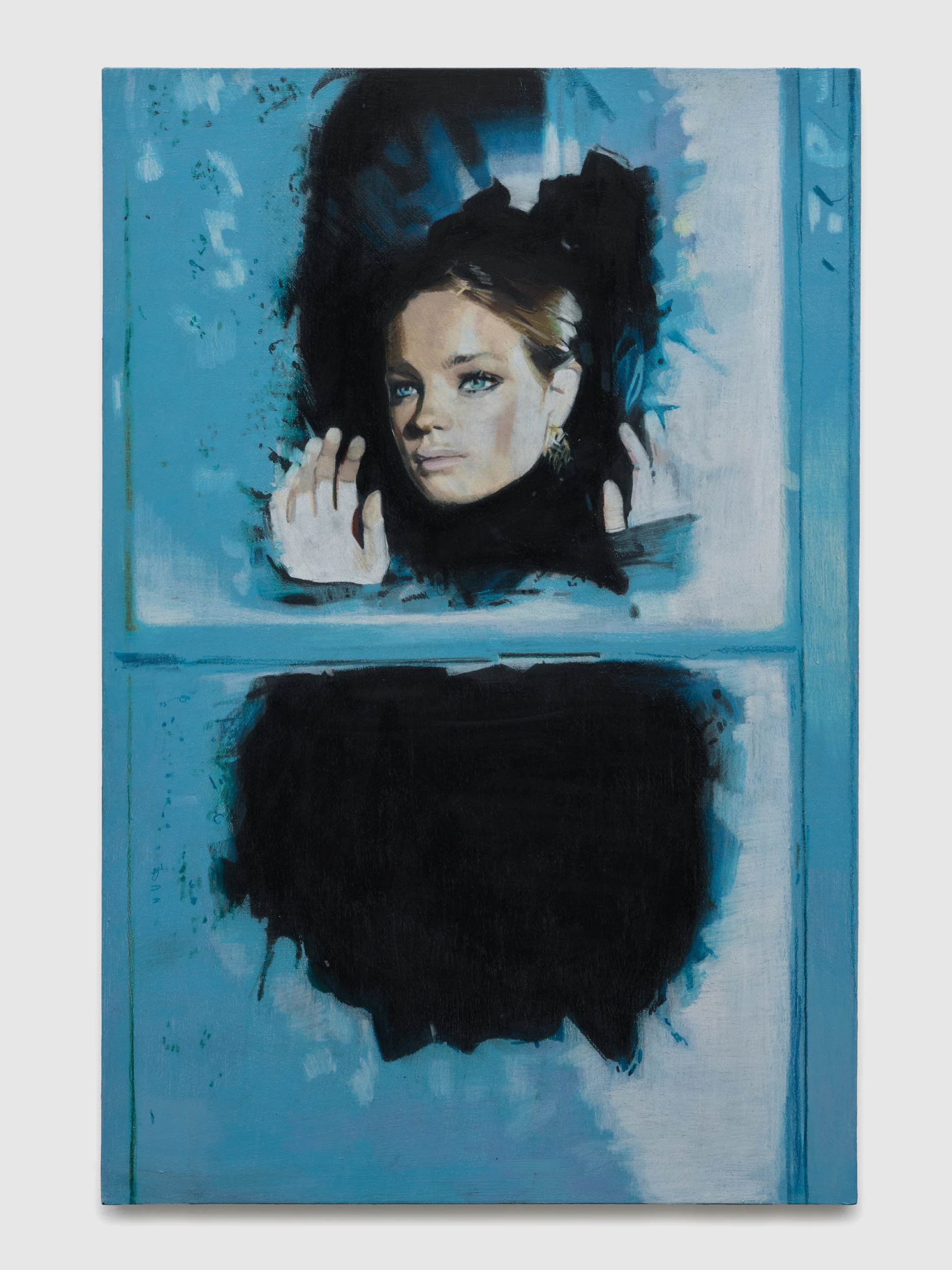 Hannah Taurins, Iced Out, 2025, Colored pencil and gouache on panel, 36 x 24 in 91 x 61 cm
