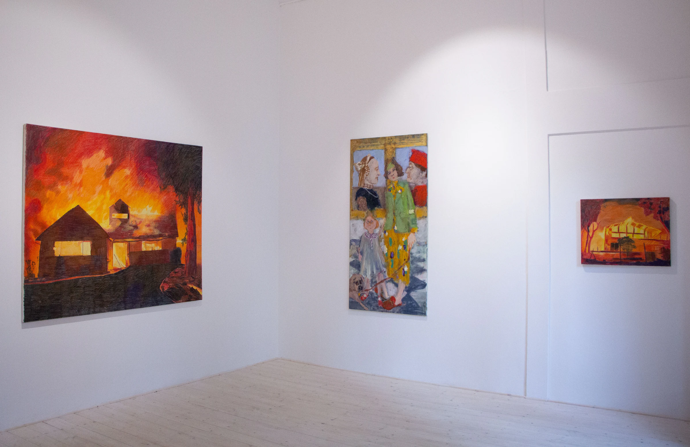 Post Fata Resurgo, installation view