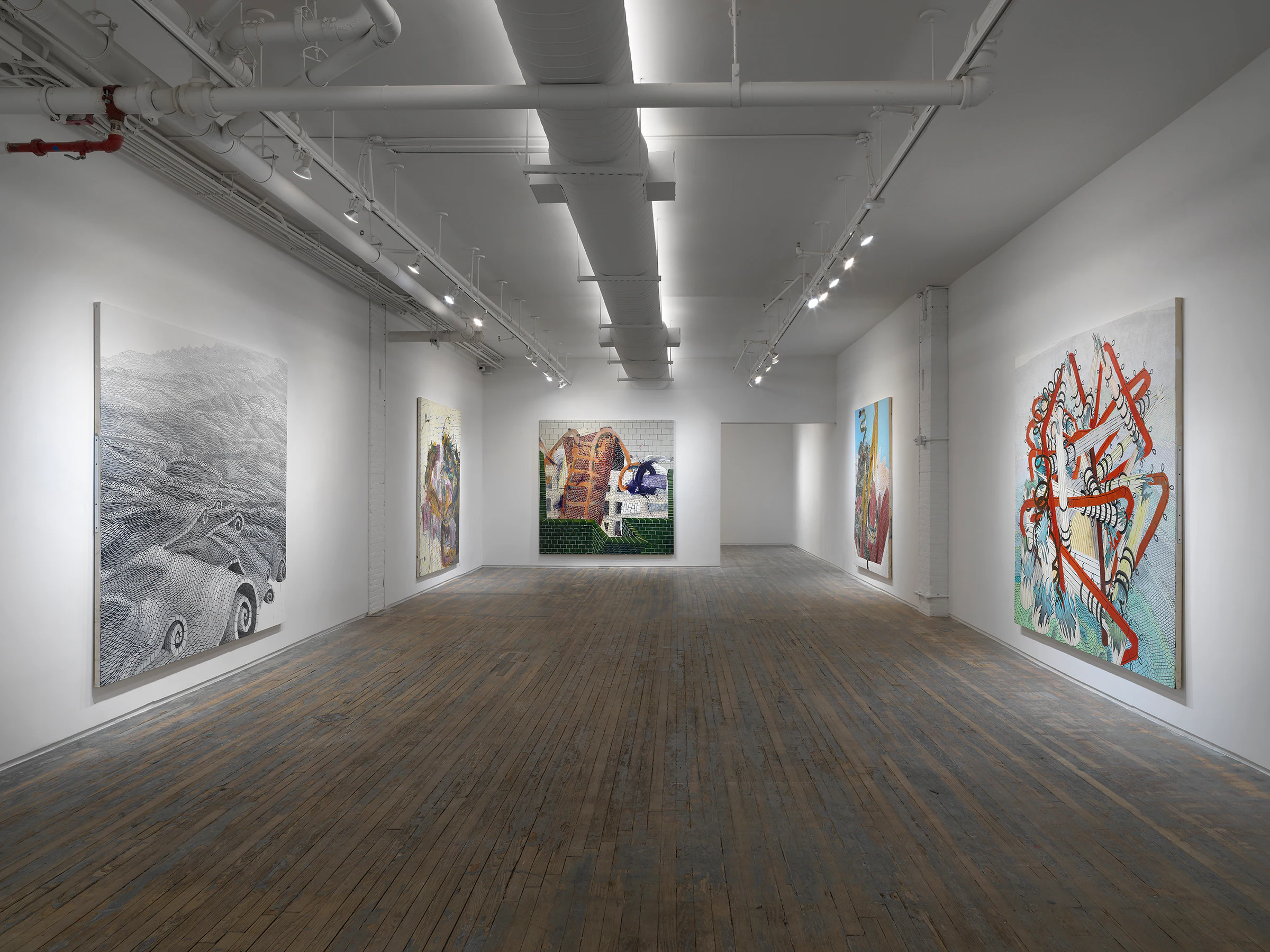 Andrew Piedilato: Nine Paintings (2009 - 2022), installation view