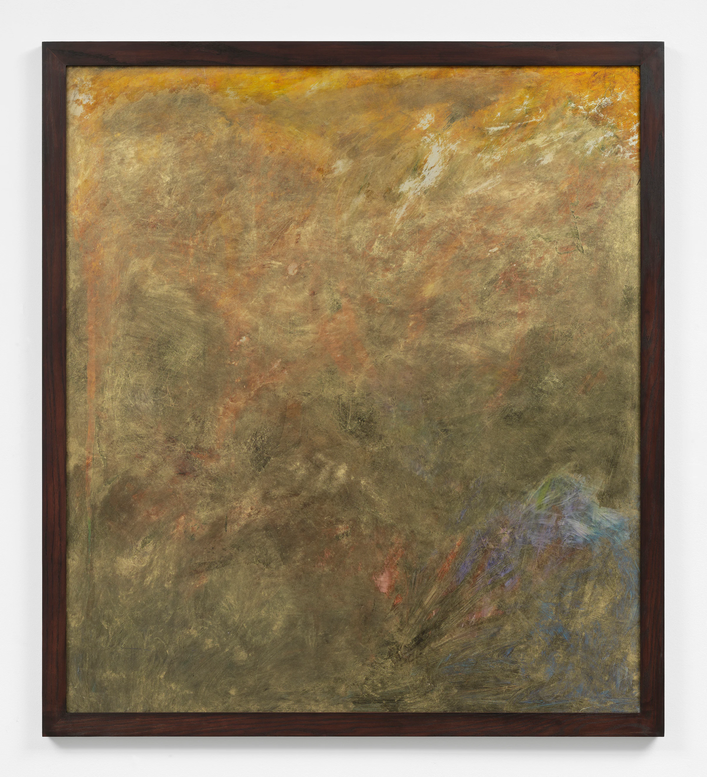 Nicholas Campbell, Lotus, 2026, Oil on aluminum mounted on wooden frame, 57 1/2 x 51 1/2 in 146 x 131 cm